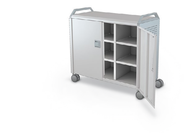 MooreCo Maxi H2 — Peg / With Doors / Cubbies / Handles. Verified matching front configuration; back panel is not visible. Finish representative.