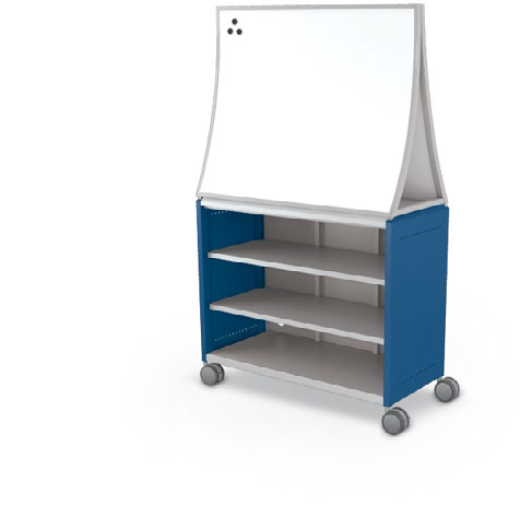 Maxi H2 - Whiteboard — B3B1X1D1B0. Exact manufacturer configuration match; finish representative. Front view may not show back panel.