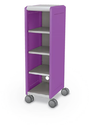 MooreCo Mini H3 — Standard / Left (Standard) / Shelves. Verified matching front configuration; back panel is not visible. Finish representative.