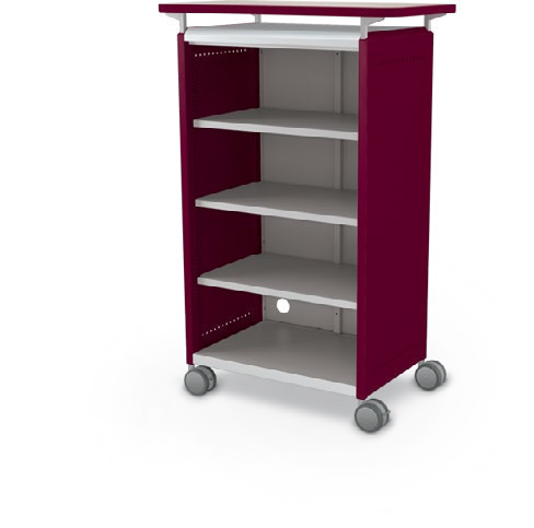MooreCo Midi H3 — Standard / No Doors / Shelves / Laminate. Verified matching front configuration; back panel is not visible. Finish representative.