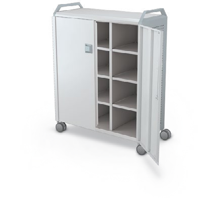 MooreCo Maxi H3 — Peg / With Doors / Cubbies / Handles. Verified matching front configuration; back panel is not visible. Finish representative.