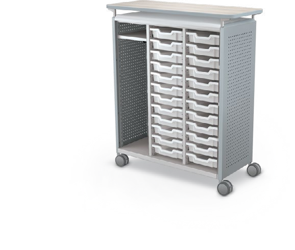 Maxi H3 - Whiteboard — C3B2X1A1D4-XXXX-XX. Exact manufacturer configuration match; finish representative. Front view may not show back panel.