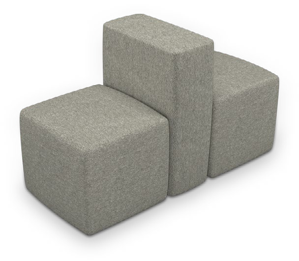 Elevate Wind Soft Seating — Elevate Wind 2-Sided Lounge Chair. Configuration verified; upholstery/finish representative.