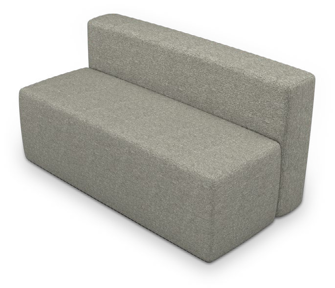 Elevate Wind Soft Seating — Elevate Wind Sofa. Configuration verified; upholstery/finish representative.