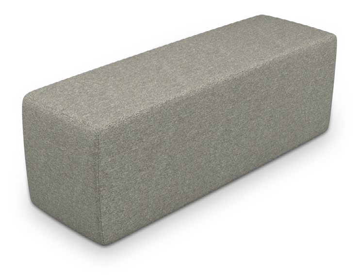 Elevate Wind Soft Seating — Elevate Wind 3-Seat Bench. Configuration verified; upholstery/finish representative.