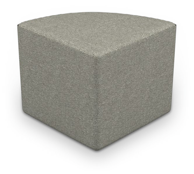 Elevate Wind Soft Seating — Elevate Wind Quartile Bench. Configuration verified; upholstery/finish representative.