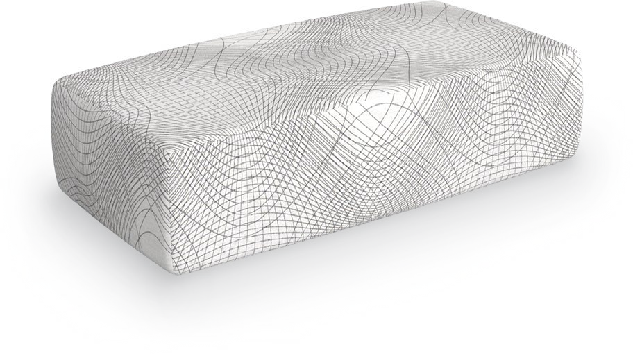 Variable Height Ottomans – Rectangular & 60° Curved — Variable Height Ottoman – Rectangle – Low. Configuration verified; upholstery/finish representative.