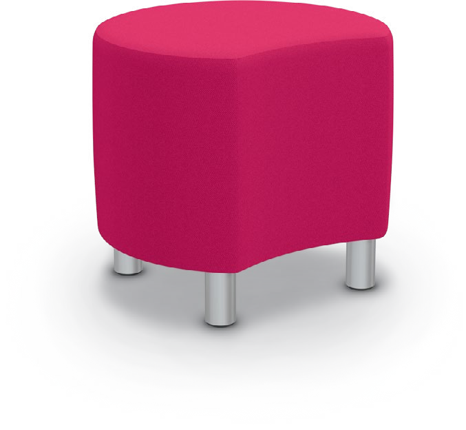 Blossom Soft Seating Stools — Legs. Configuration verified; upholstery/finish representative.