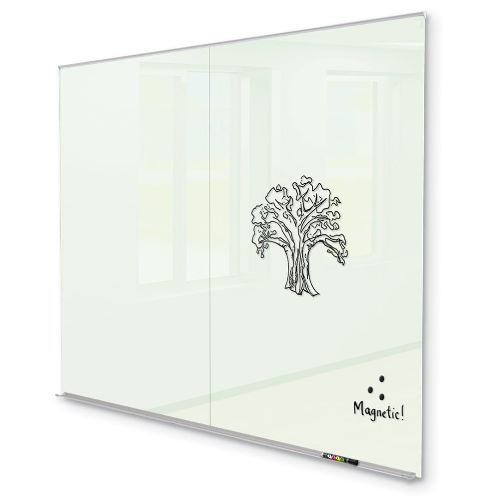 MooreCo Fluent Office Series Glass Wall. Representative product-family image; size, color and configuration depend on selection.