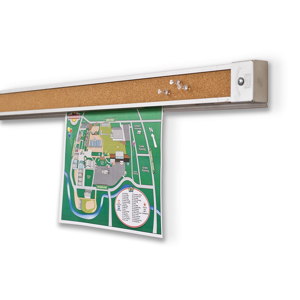 MooreCo Tack-Bite Display Rails. Representative product-family image; size, color and configuration depend on selection.