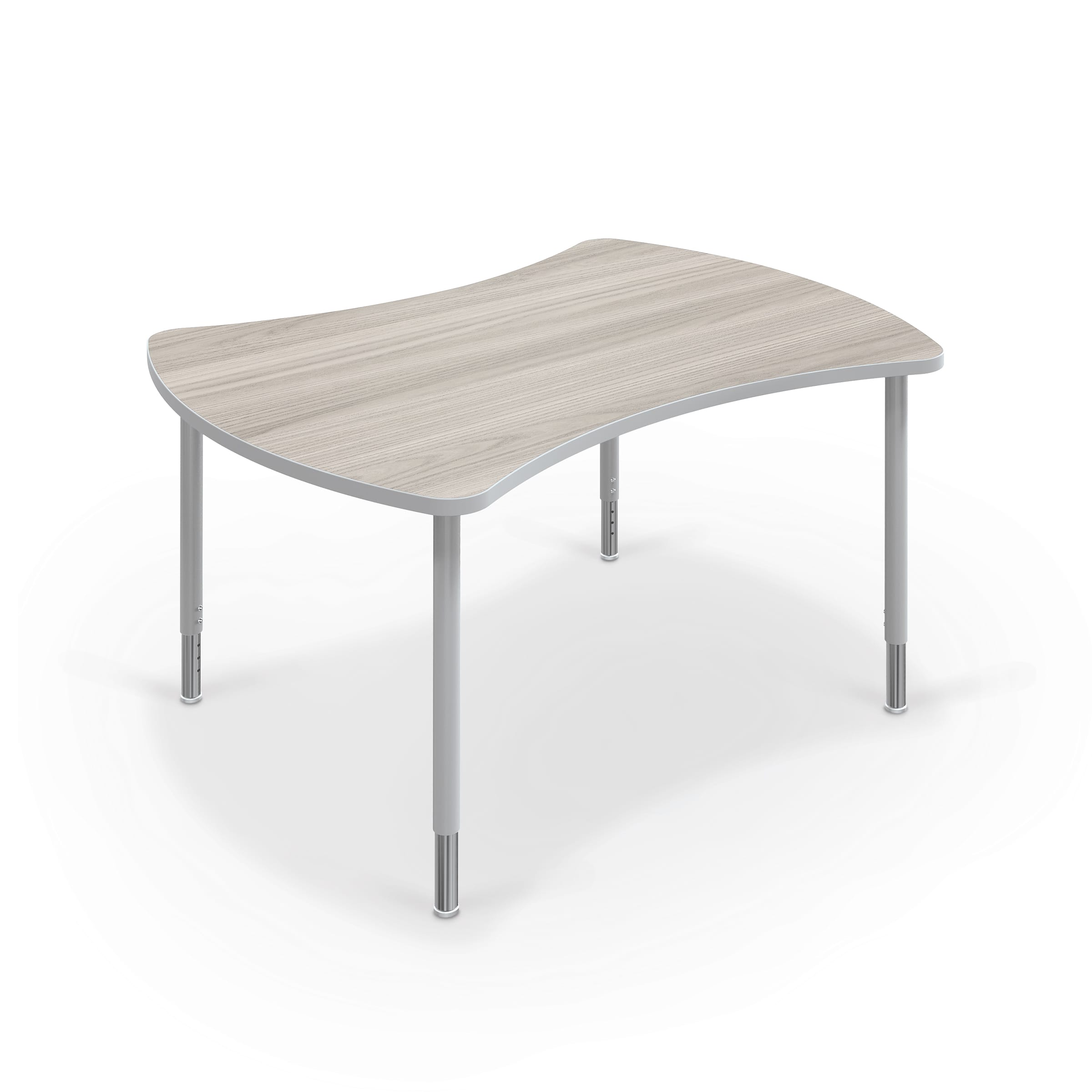 MooreCo Hierarchy Quad Desk & Table. Representative product-family image; size, color and configuration depend on selection.