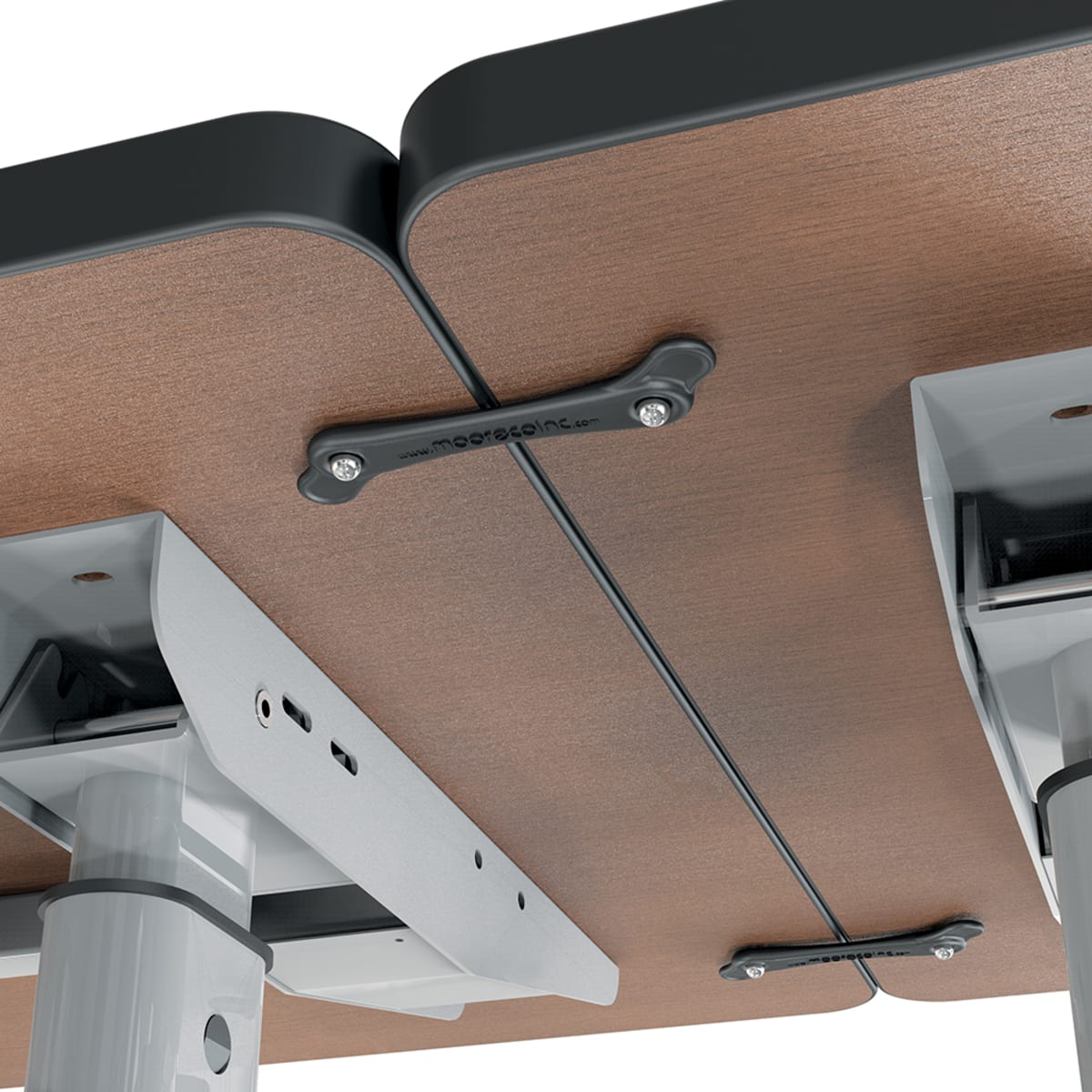 MooreCo Ganging Device for Training Tables. Representative product-family image; size, color and configuration depend on selection.