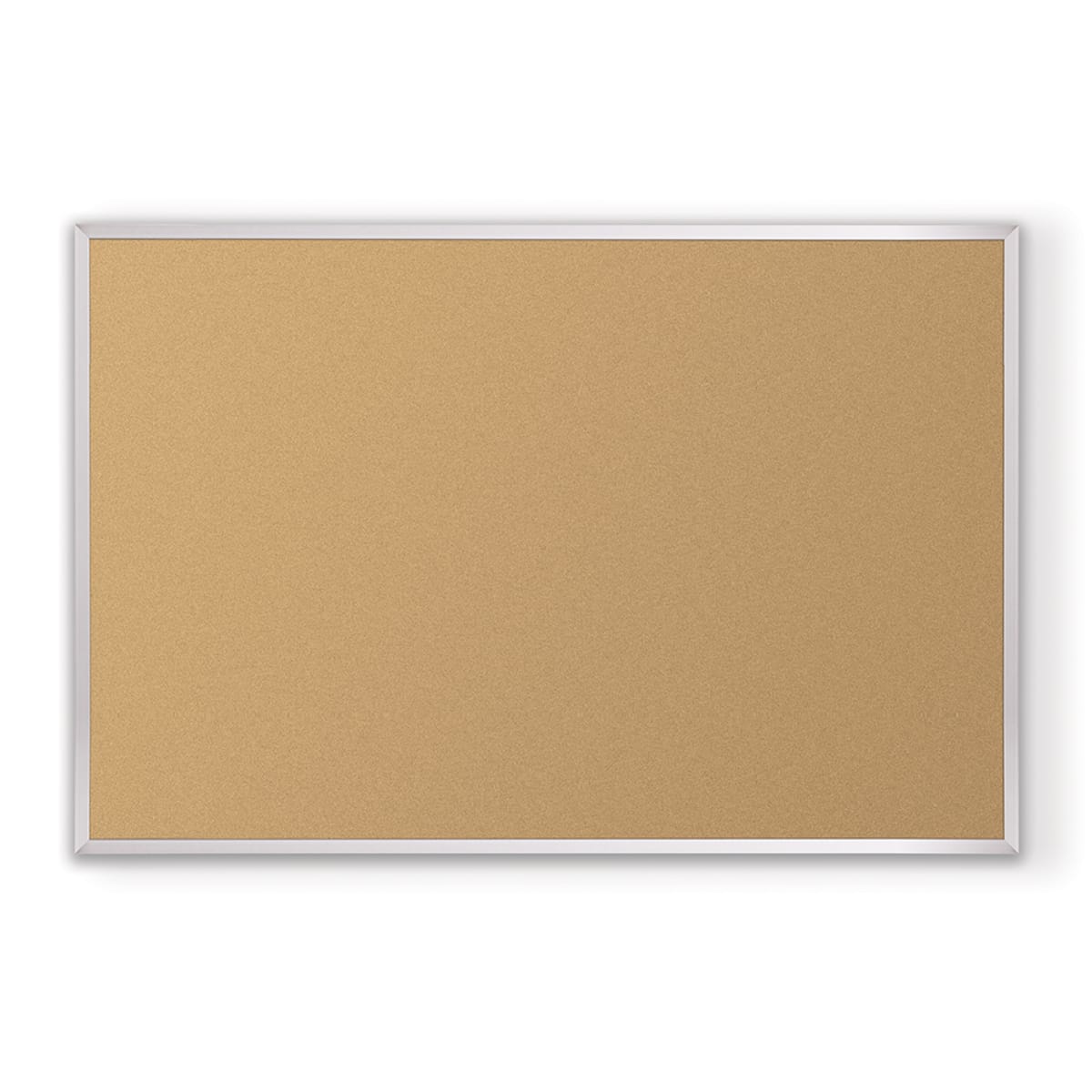 MooreCo Natural Add-Cork Tackboard – Aluminum Trim. Representative product-family image; size, color and configuration depend on selection.