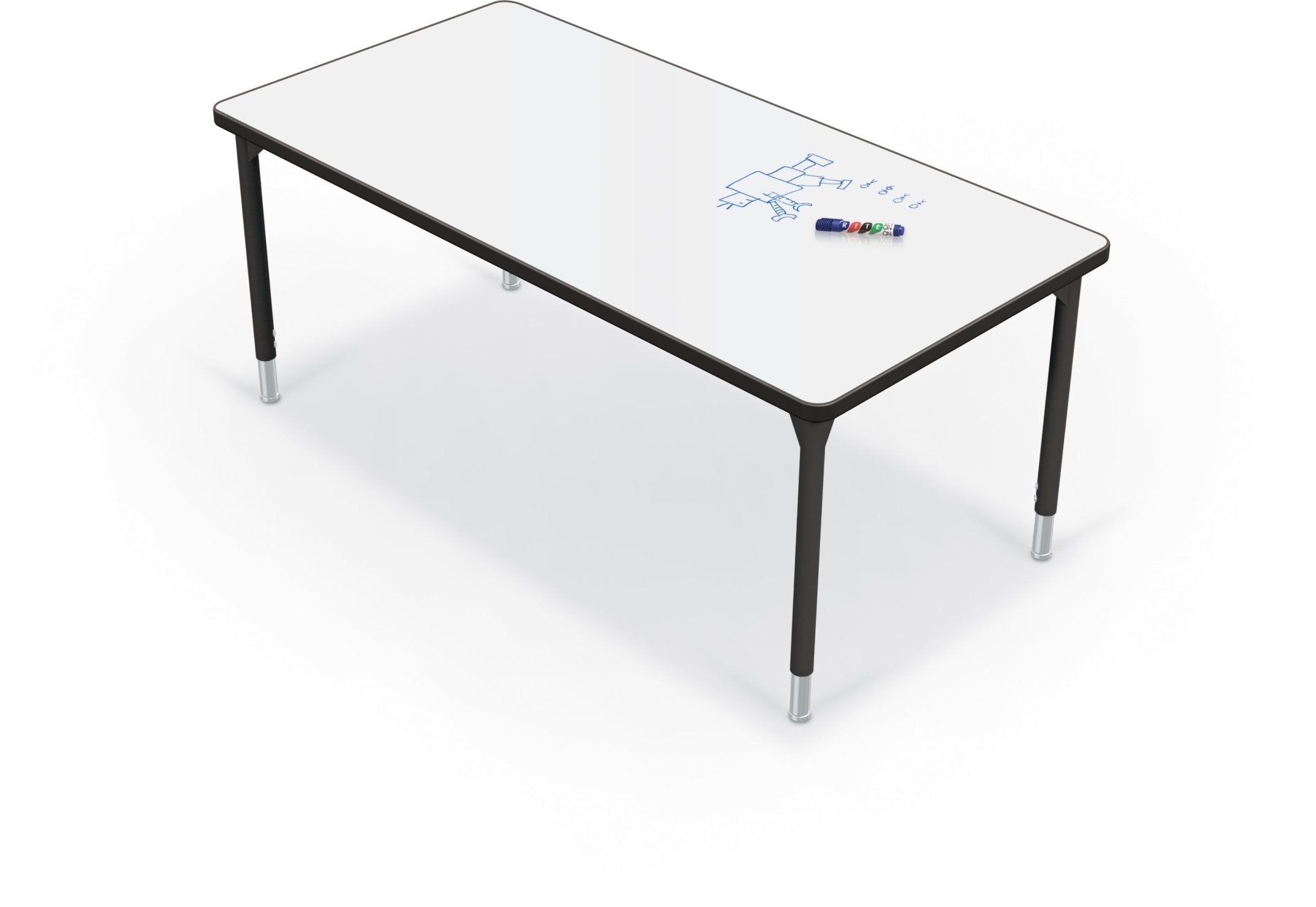 MooreCo Hierarchy Activity Table + Porcelain Steel Top. Representative product-family image; size, color and configuration depend on selection.