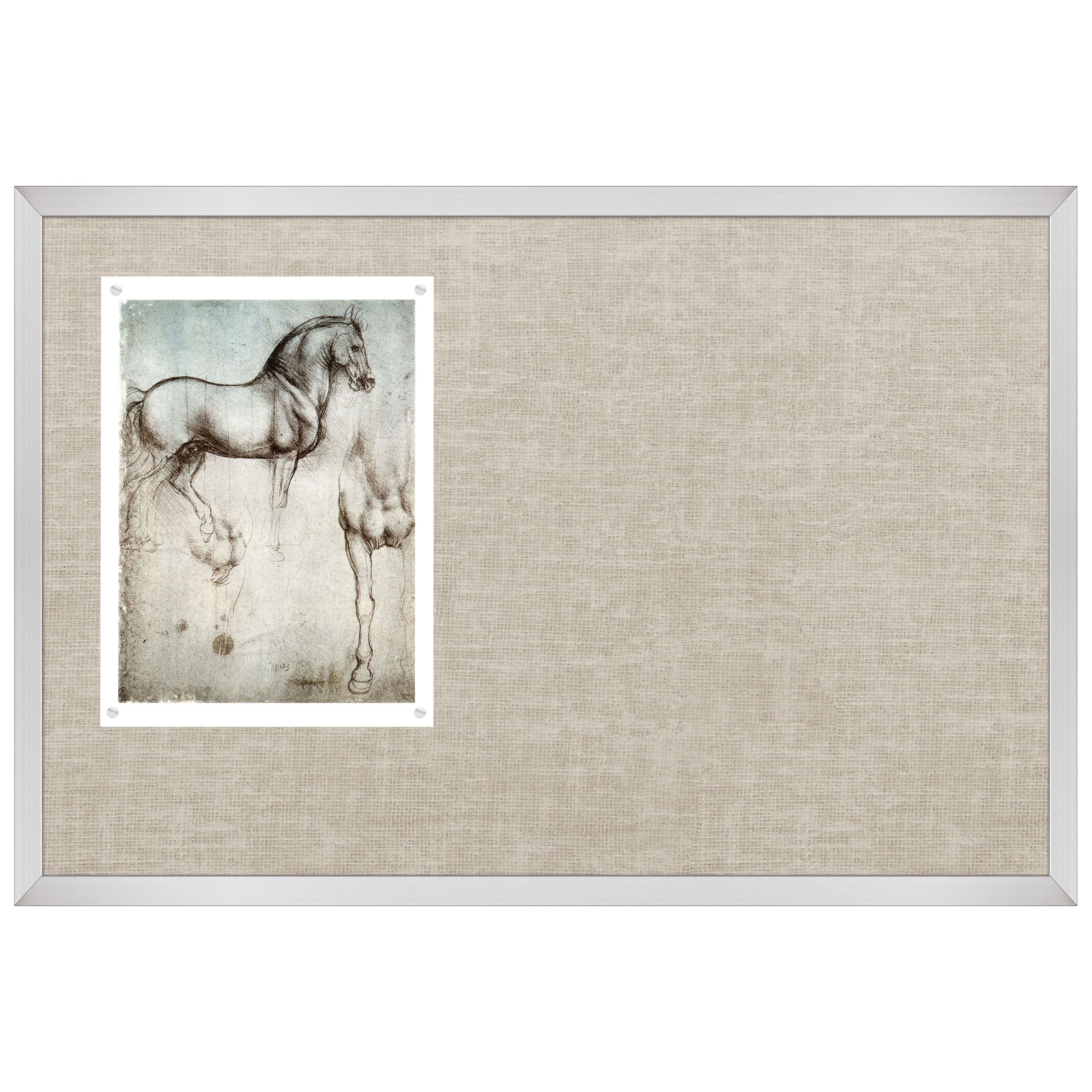 MooreCo Vinyl Add-Cork Tackboard – Aluminum Trim. Representative product-family image; size, color and configuration depend on selection.