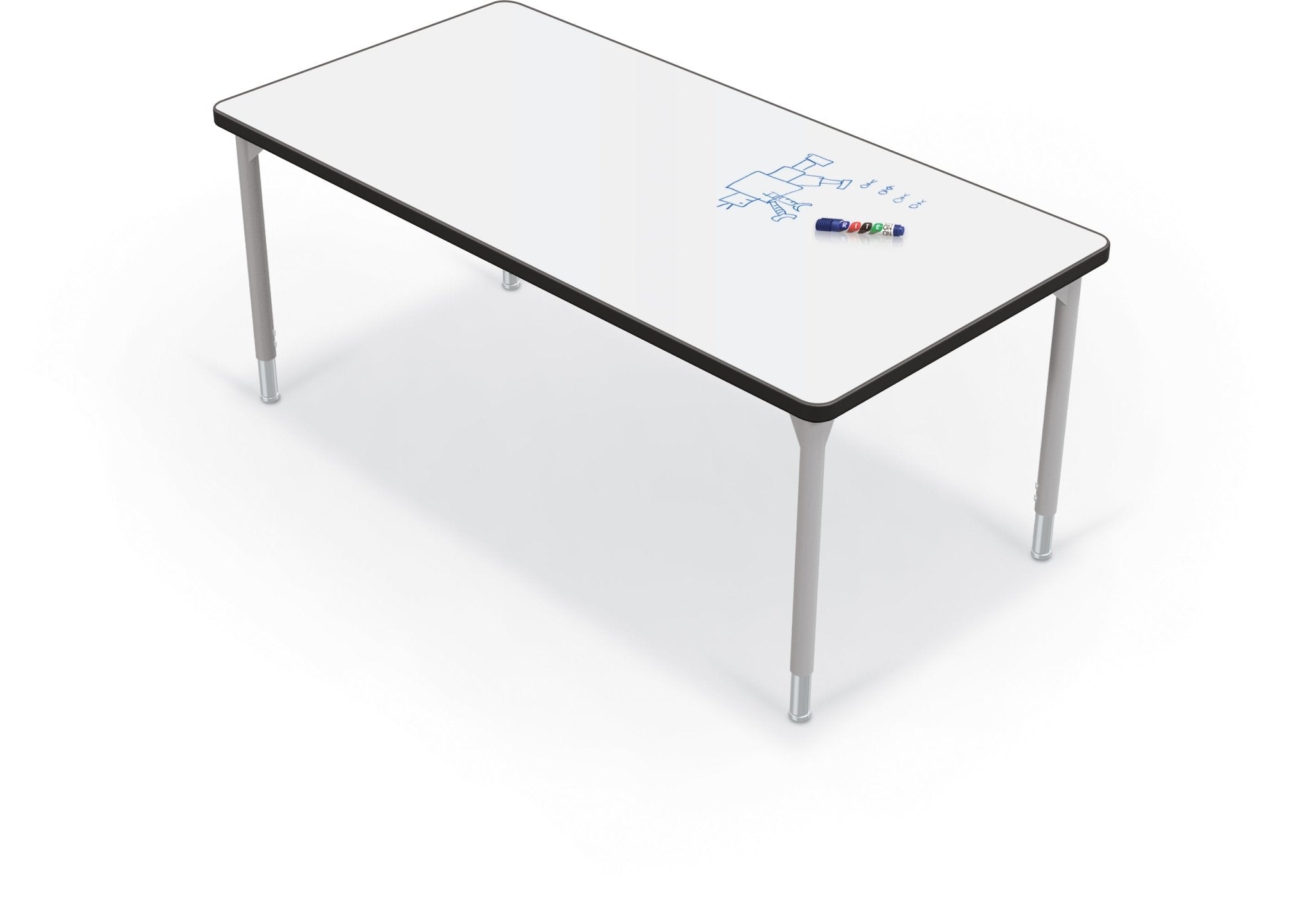 MooreCo Hierarchy Activity Table + Porcelain Steel Top. Representative product-family image; size, color and configuration depend on selection.