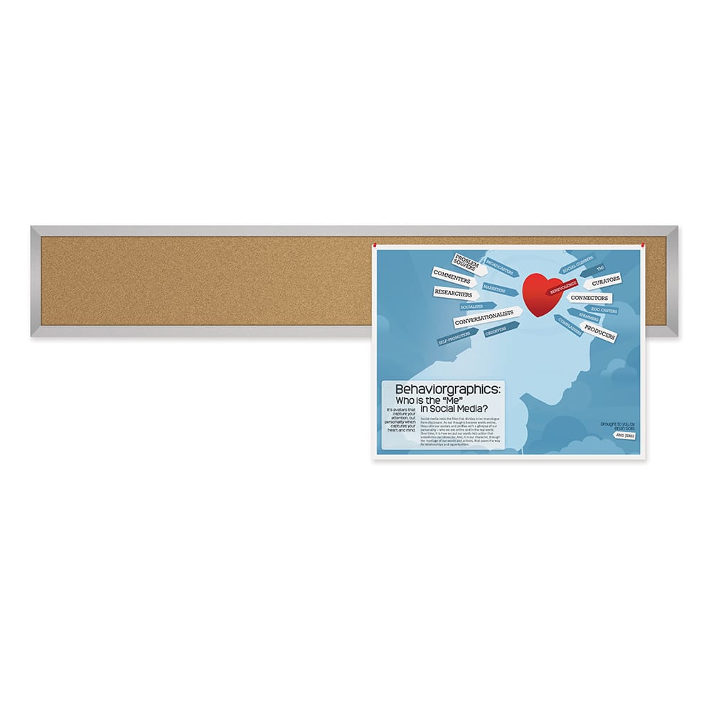 MooreCo Tackboard Display Panel. Representative product-family image; size, color and configuration depend on selection.