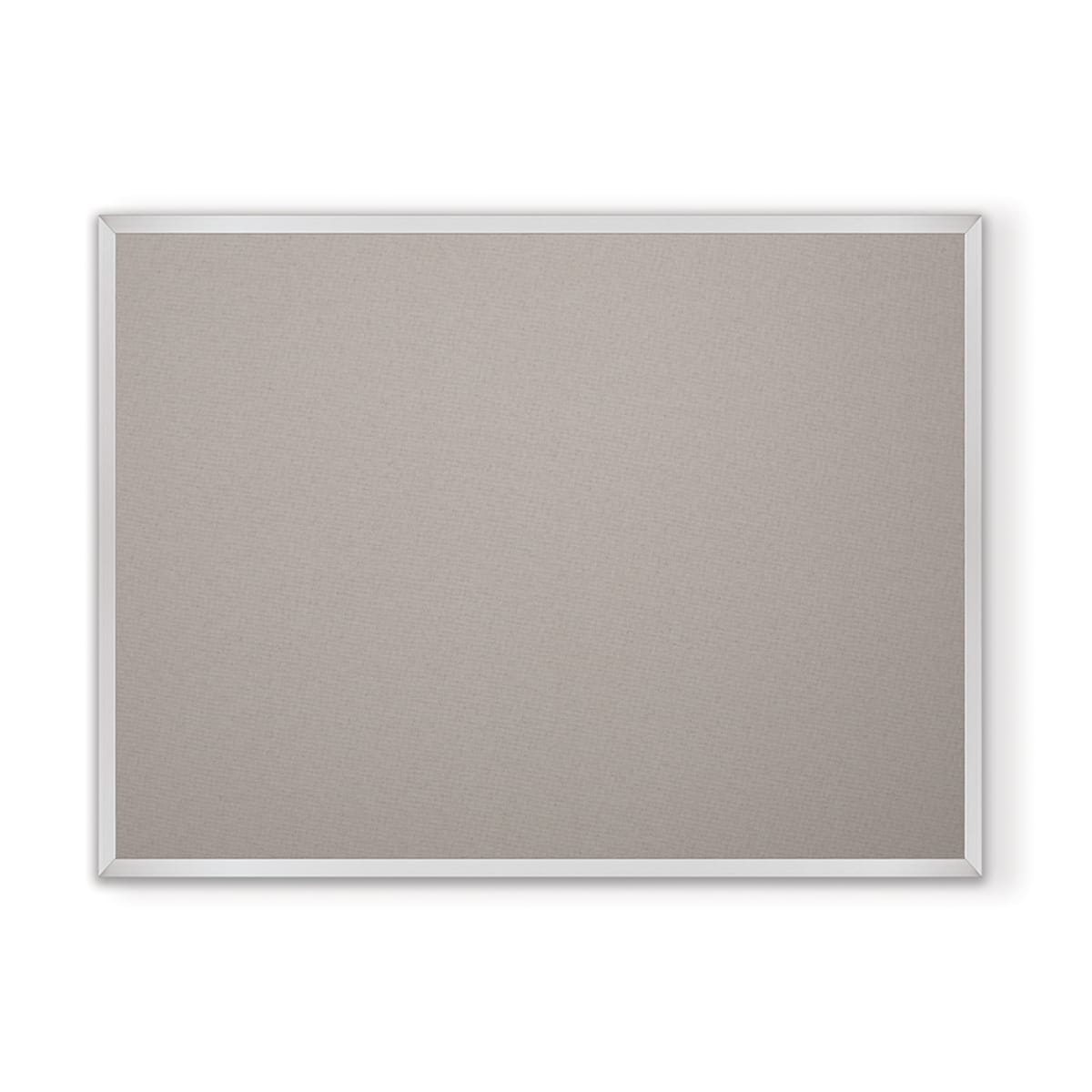 MooreCo Fabric Cork-Plate Tackboard – Aluminum Trim. Representative product-family image; size, color and configuration depend on selection.
