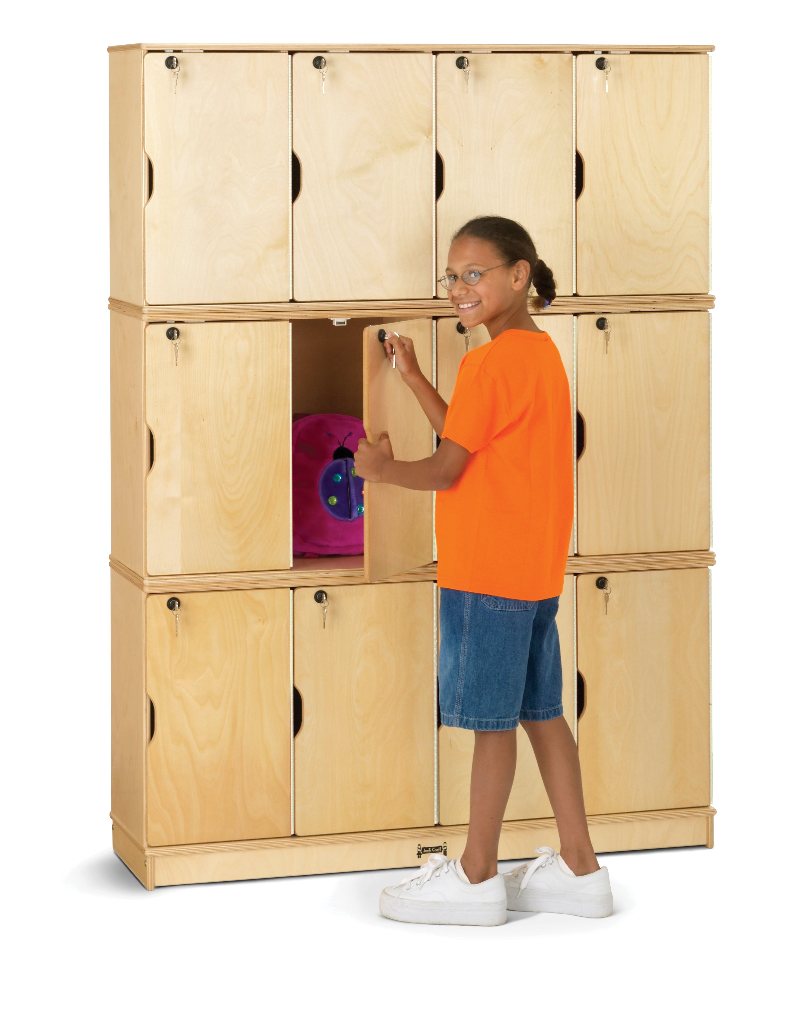 Jonti-Craft® Stacking Lockable Lockers