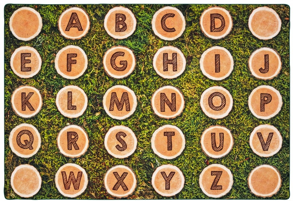 Alphabet Tree Rounds Seating Rug — SKU 60618