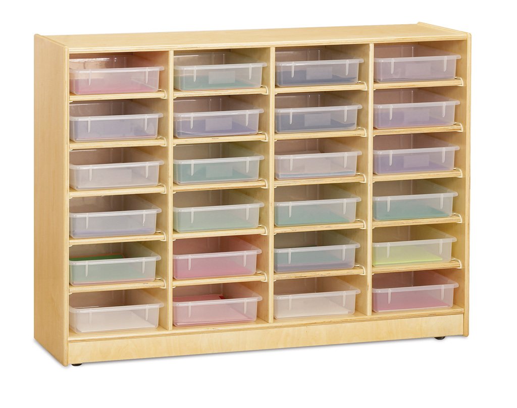 Jonti-Craft® 24 Paper-Tray Mobile Storage