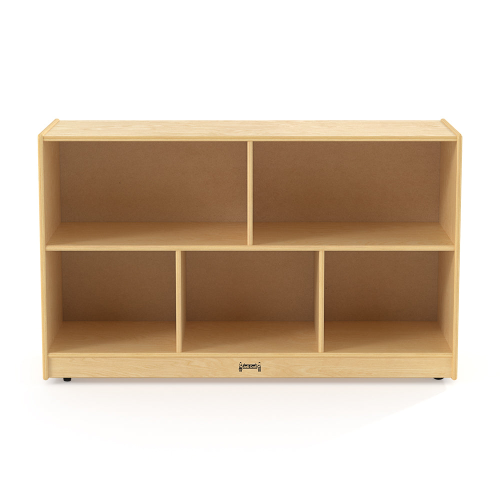 Jonti-Craft® Low Single Mobile Storage Unit - 18" Deep
