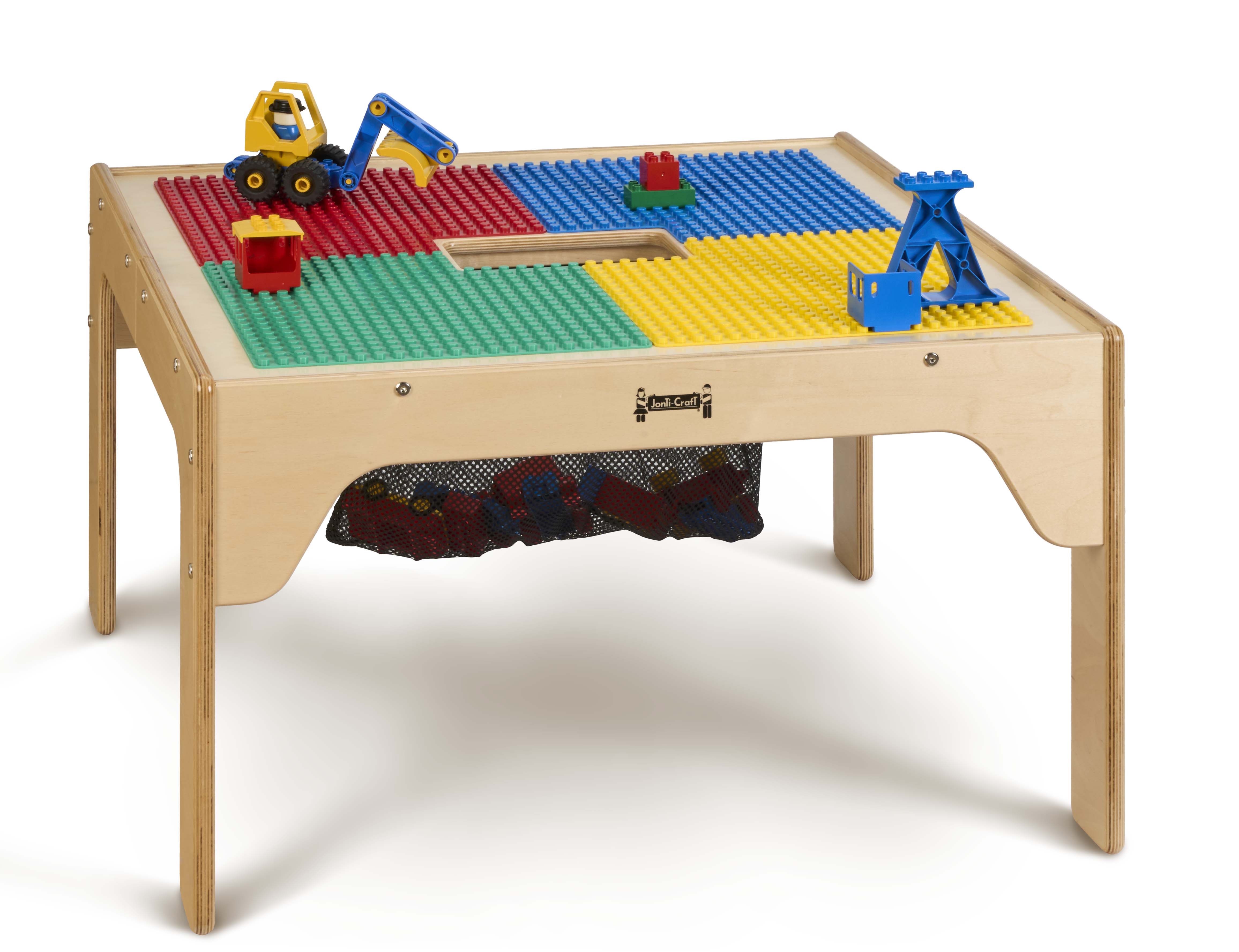 Jonti-Craft® Kids DUPLO® Compatible Wood Square Storage Table