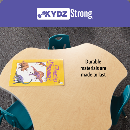Jonti-Craft® Kids 4 Person Mobile STEM Storage School Classroom Table