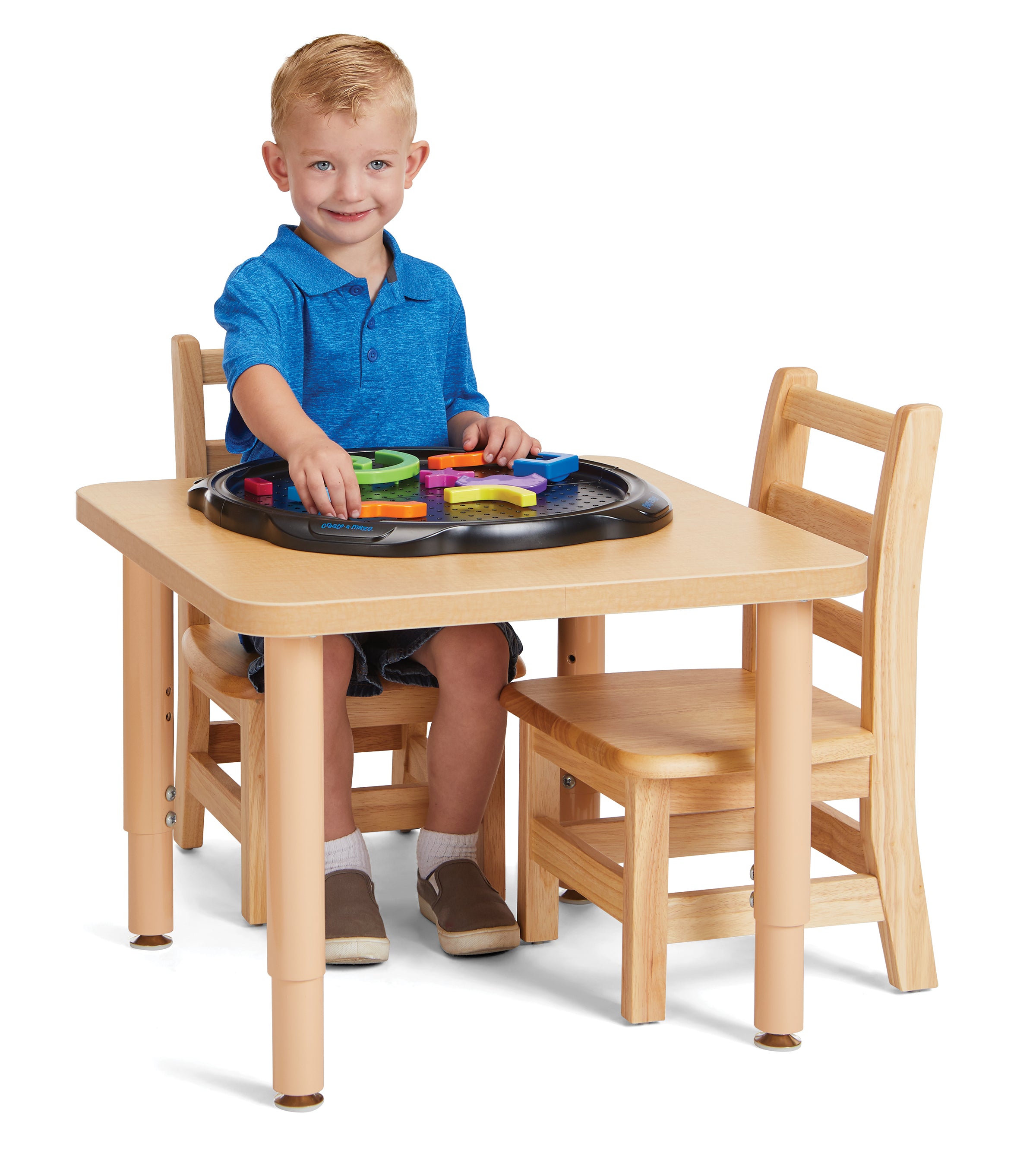 Jonti-Craft® Purpose+ Kids Square Maple Classroom Table - 30\" x 30\"