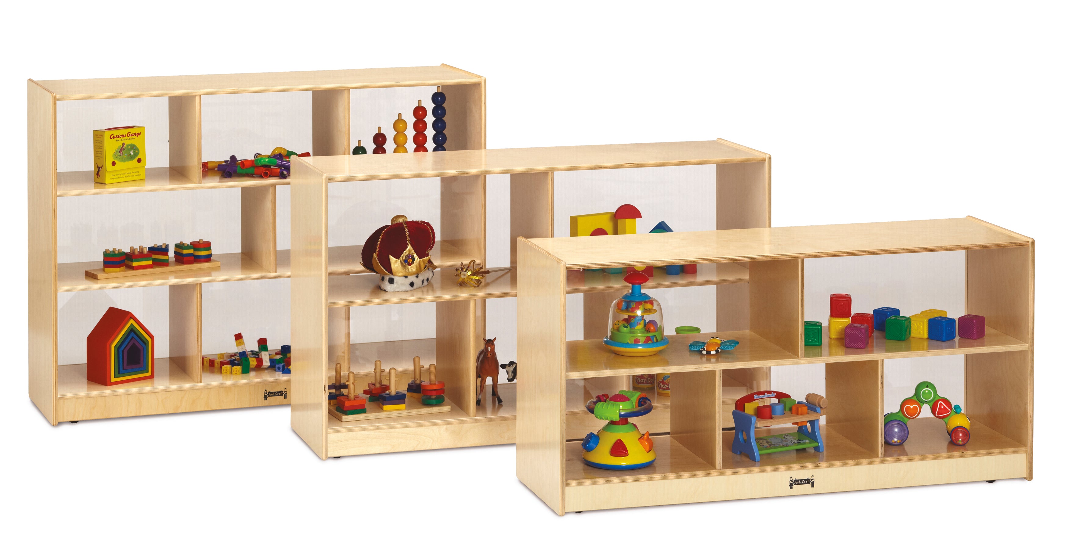 Jonti-Craft® Toddler Single Mobile Storage Unit