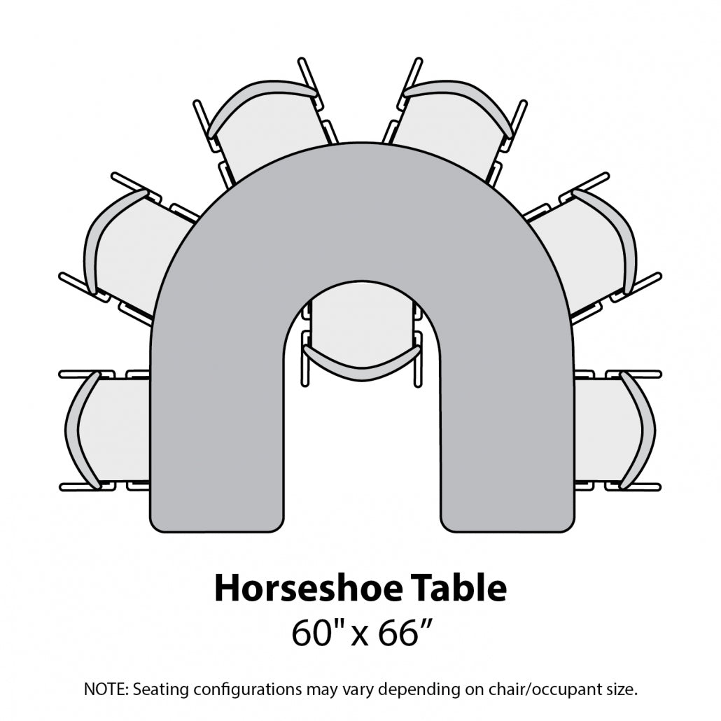 MG2200 Series Horseshoe Activity Tables