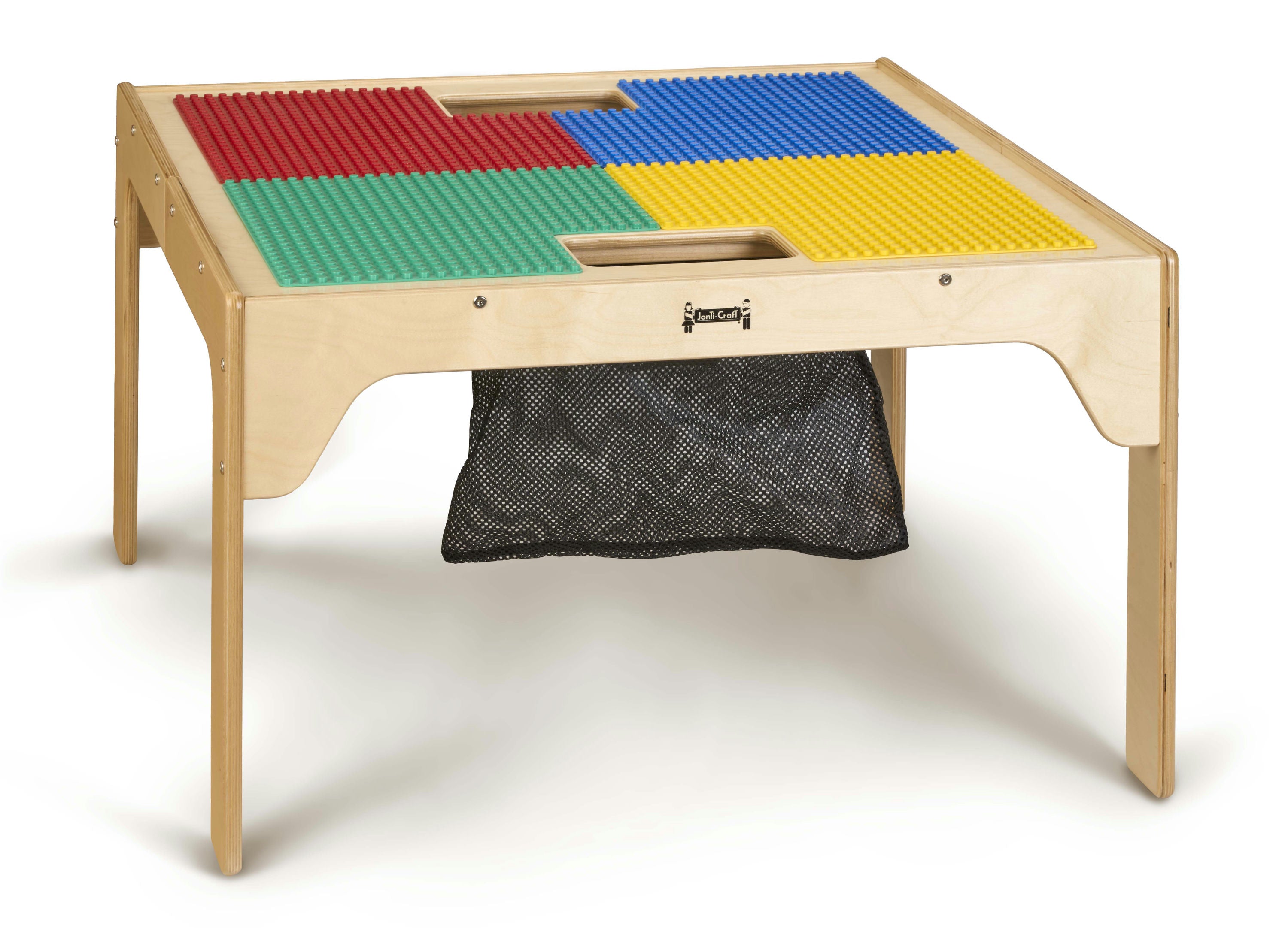 Jonti-Craft® Kids DUPLO® Compatible Wood Tall Dual Storage Table