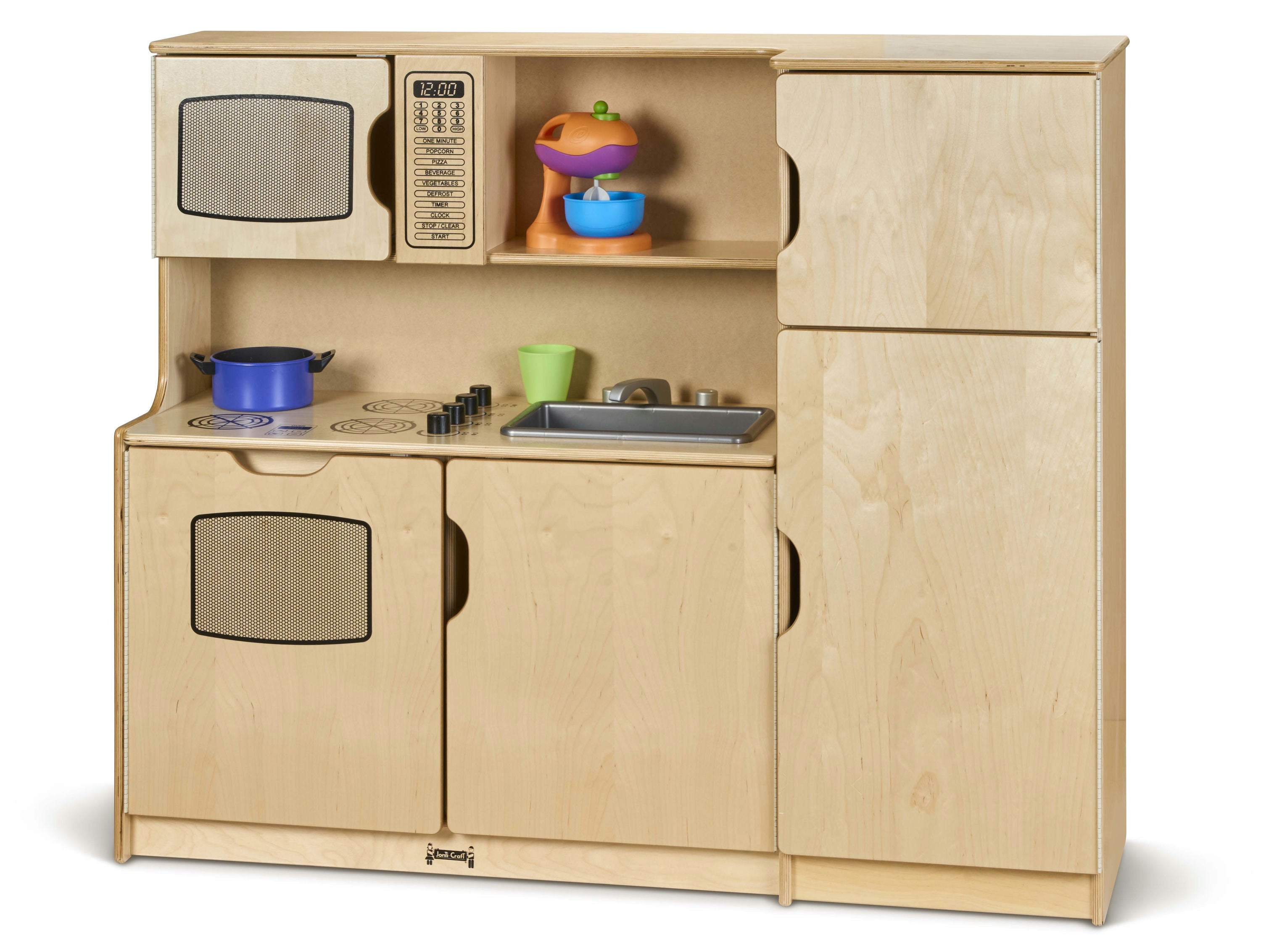 Jonti-Craft® Kids All-In-One Wooden Play Kitchen Set