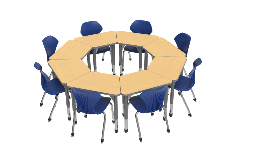 Premier™ Trapezoid Student Desk