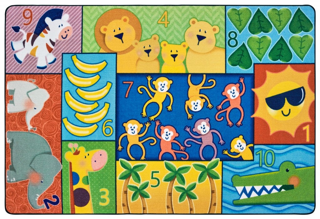 Jungle Jam Counting Rug - New Pricing & Item Number for 2020 — SKU 62216