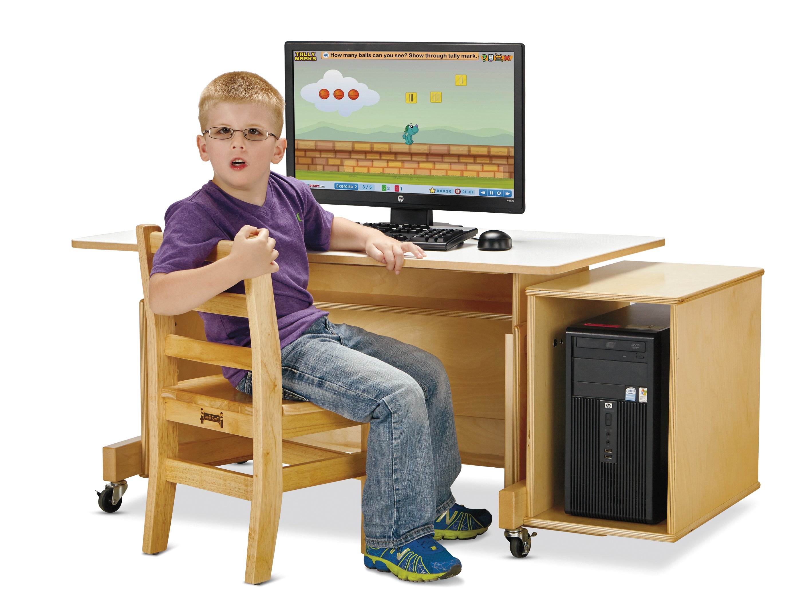 Jonti-Craft® Apollo Single Computer Desk